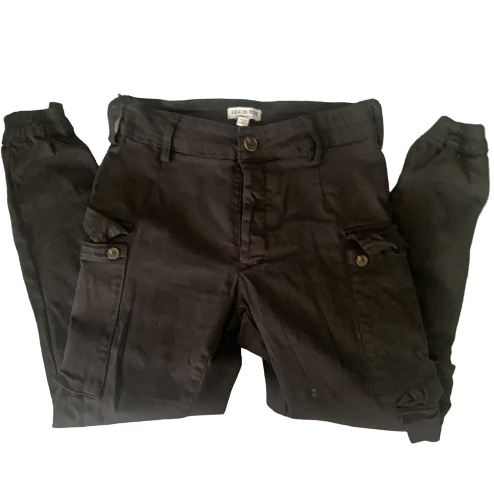 Fashion nova black cargo joggers